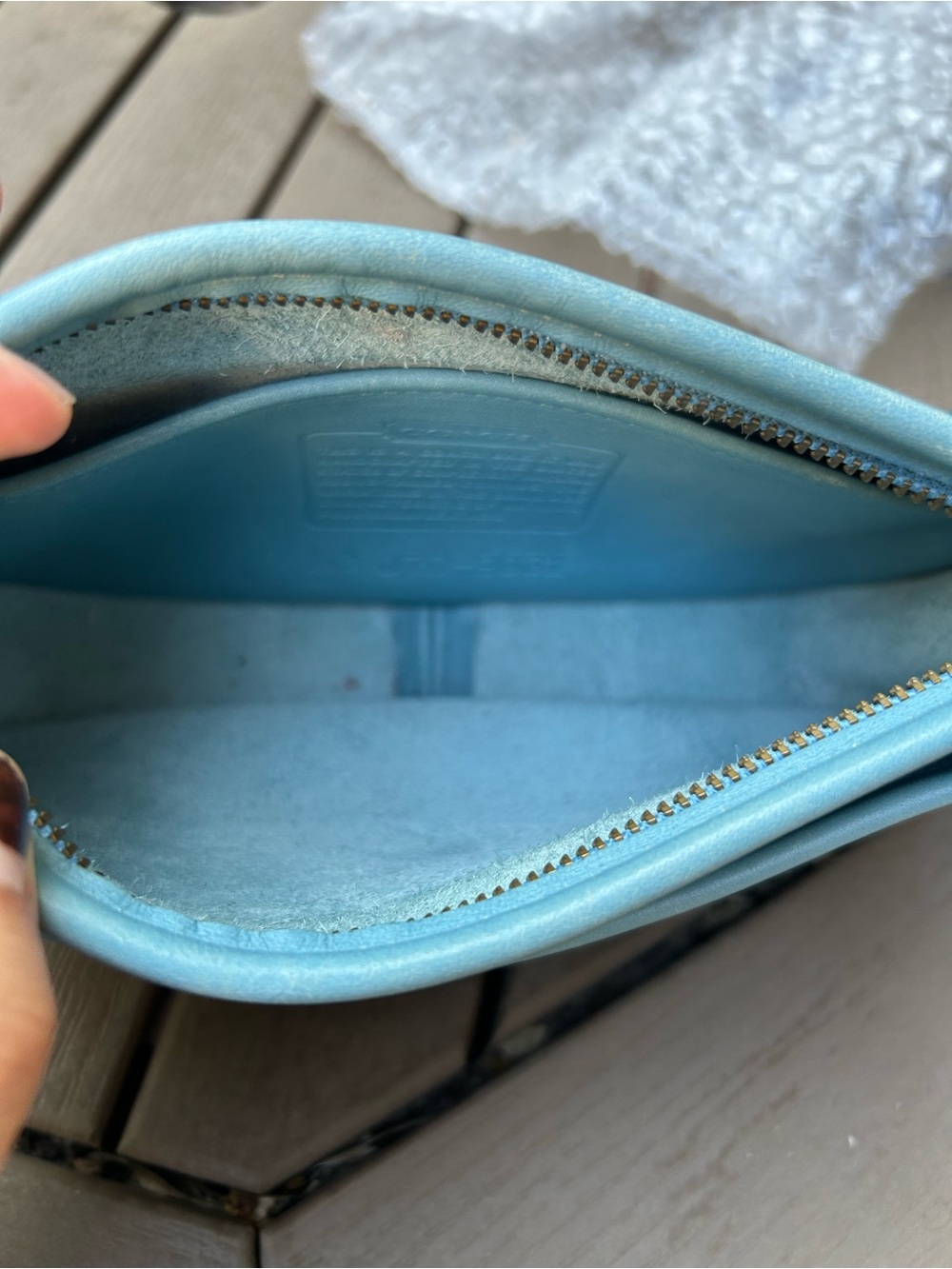Vintage Coach Wendie Glacier Crossbody Shoulder Bag Purse #9031 - Picture 8 of 15